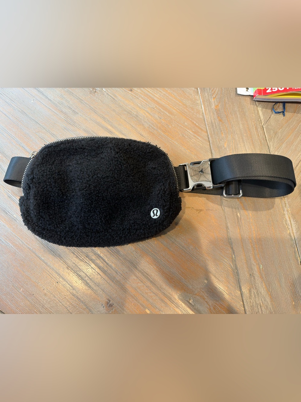 Lululemon Black Sherpa Belt Bag